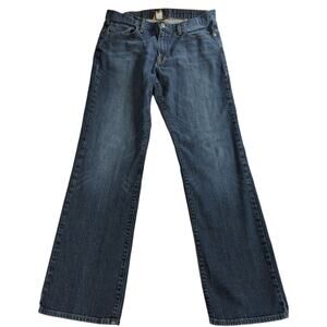 Lucky Brand Co 34x34 Vintage Straight Leg Jeans Blue Denim Men’s OL Cayman